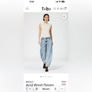 Tibi Acid Wash Brancusi